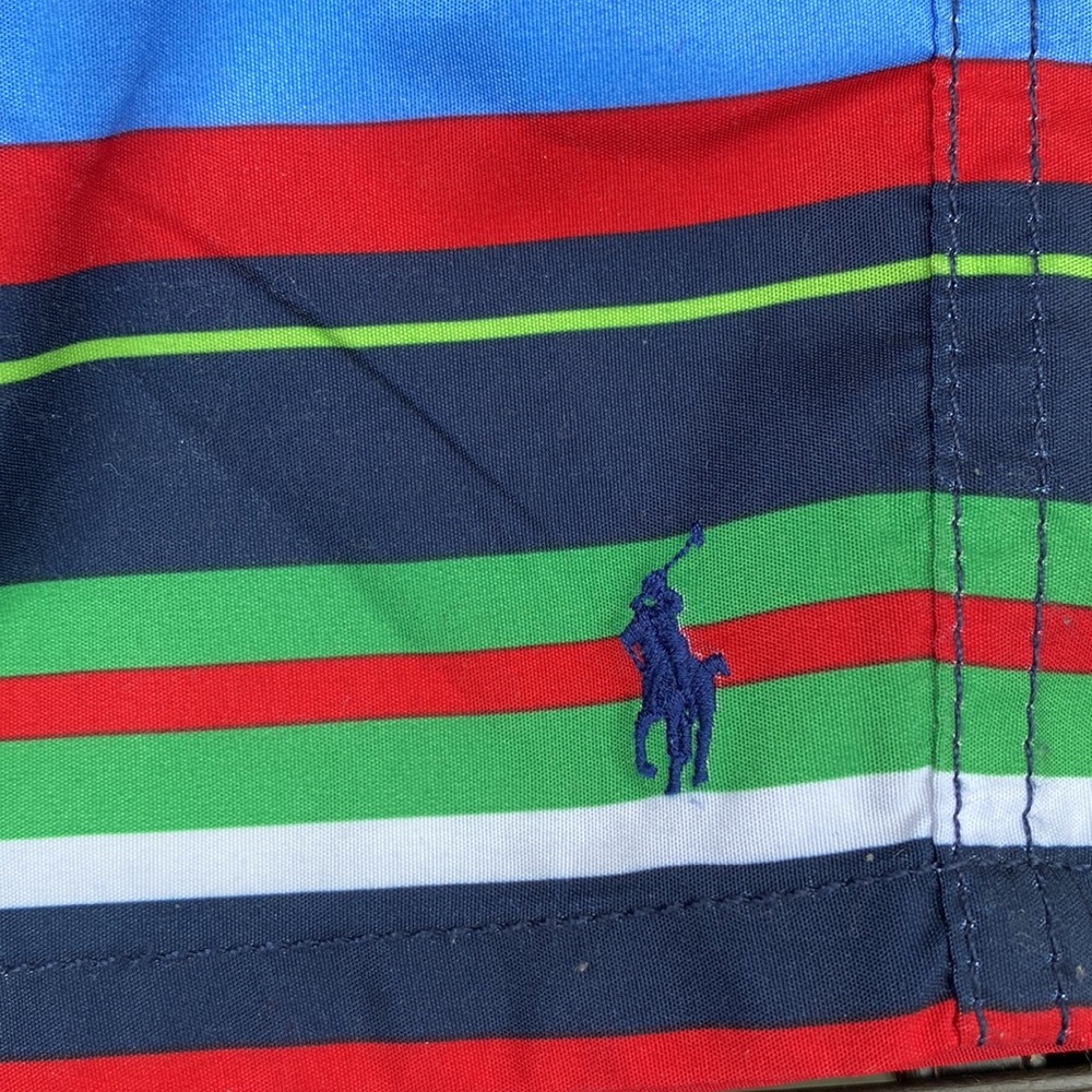 Polo Ralph Lauren Colorful Striped Bathing Suit Size 18M - Picture 5 of 5